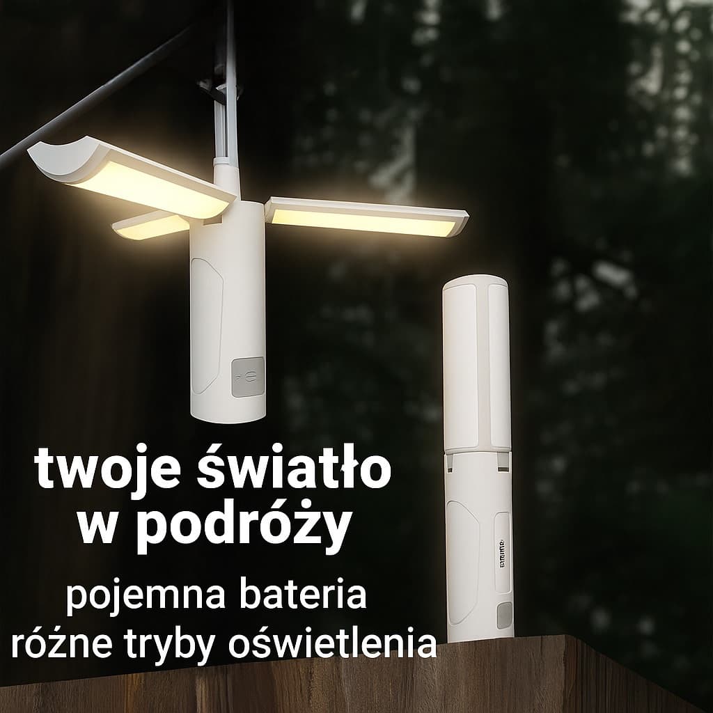 Wielofunkcyjna Lampa Kempingowa