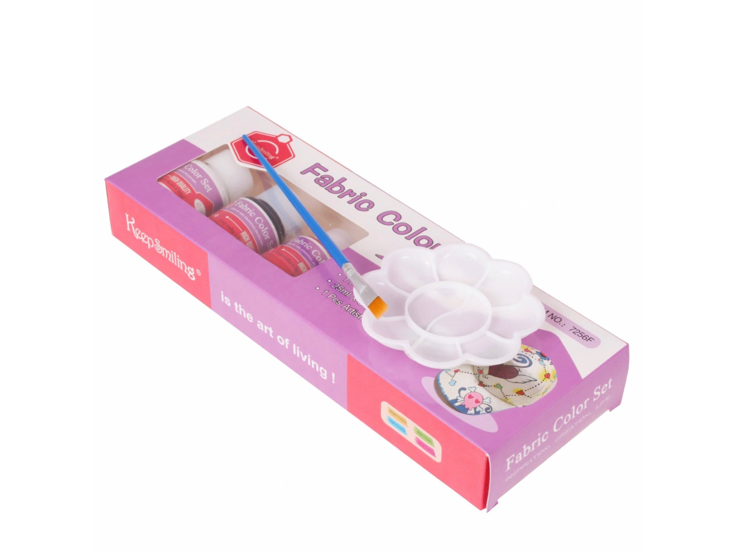 Farba barwnik do malowania tkanin/ubrań 6 szt