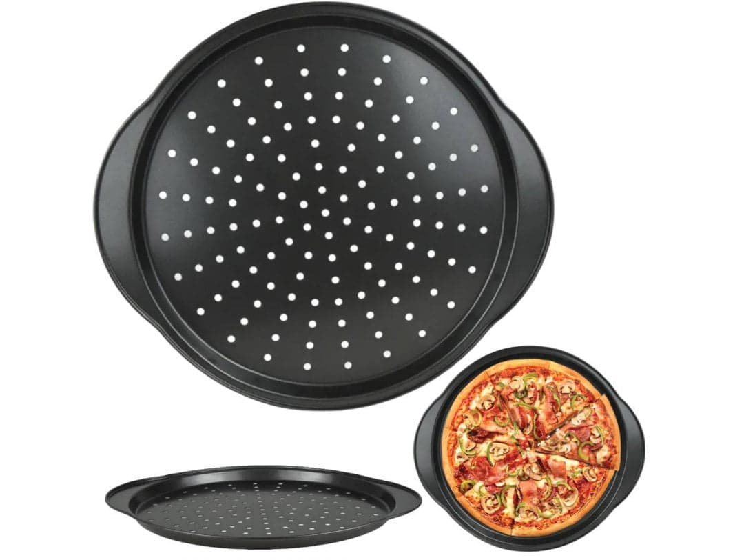 Blacha do pieczenia pizzy z uchwytami 30cm