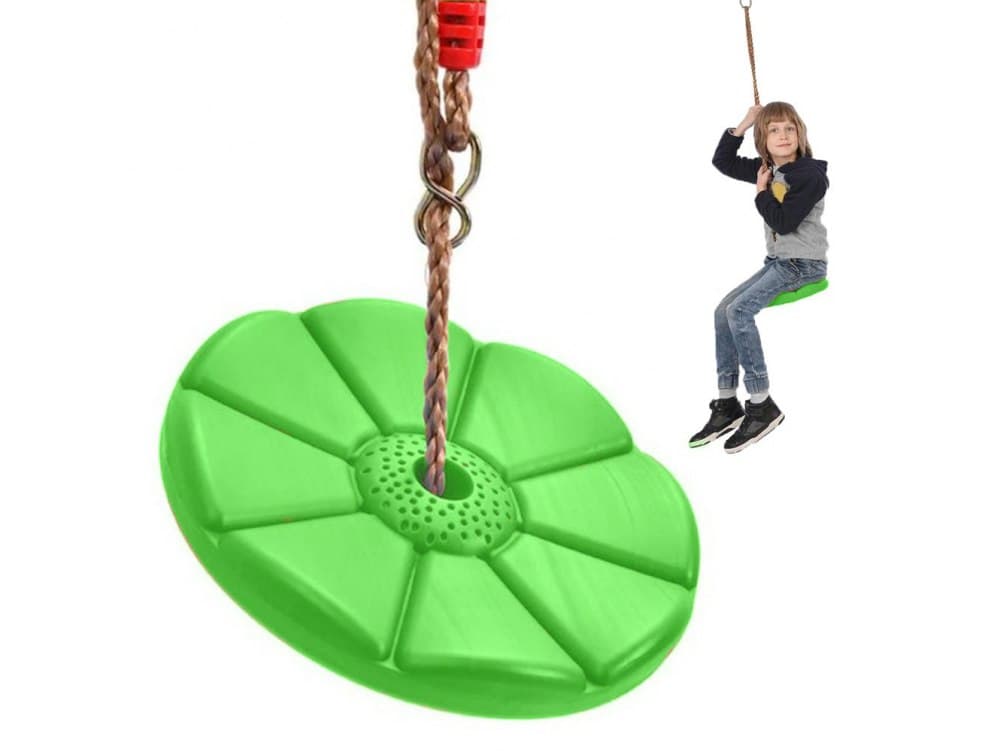Huśtawka ogrodowa dla dzieci okrągła dysk mocna
