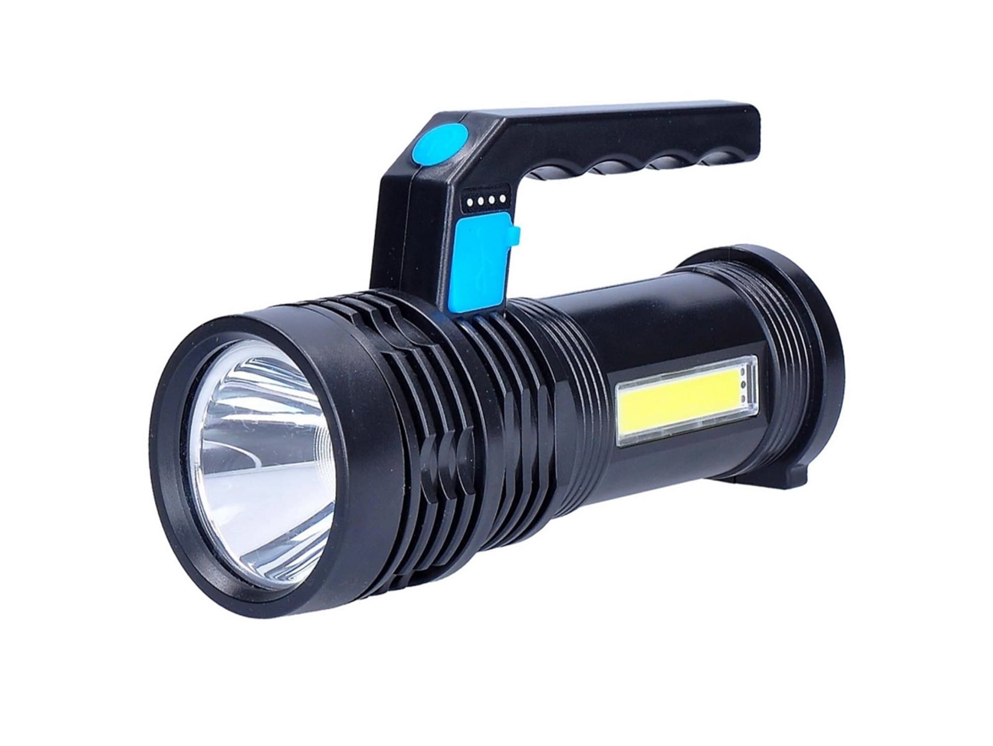 Latarka ręczna mocna led taktyczna szperacz wodoodporna akumulatorowa